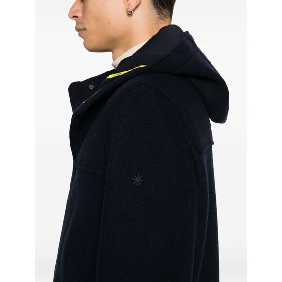 Manuel Ritz Men Wool Coat - Picture 4 of 5